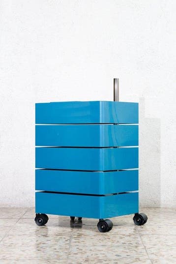 Magis - Konstantin Grcic - Trolley - 360° - Blauw - ABS -, Antiek en Kunst