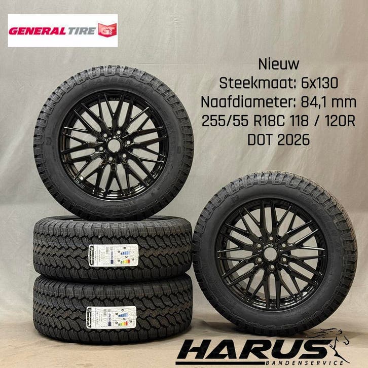 Mercedes Sprinter / Volkswagen Crafter 18 inch Velgen banden, Auto-onderdelen, Banden en Velgen, 18 inch, Erkend duurzaam, All Season