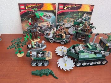 Lego Set - Indiana Jones - Indiana Jones 7626 Jungle Cutter, Kinderen en Baby's, Speelgoed | Duplo en Lego, Nieuw