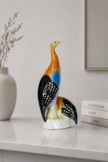 Beeldje - Hollohaza porcelain design pheasant pair figurine