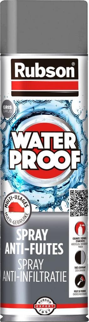 Rubson aquablock spray 300 ml grijs, grijs, Doe-het-zelf en Verbouw, Isolatie en Afdichting, Nieuw, Verzenden