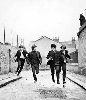 Bridgeman Images - Beatles, 1964, during the film A hard, Antiek en Kunst