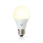 Wi-Fi smart LED-lamp | Warm WIT| WHITE| E27 | A60 | DIMBA..., Verzenden, Nieuw