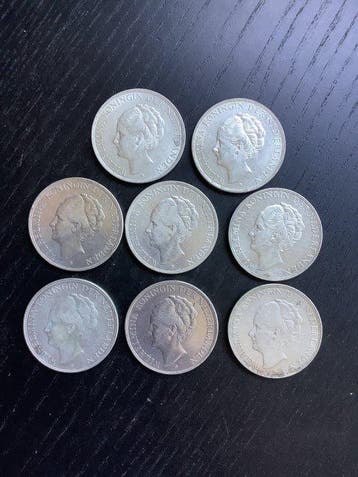 Nederland. Wilhelmina. 2 1/2 Gulden 1929-1939 (Zonder