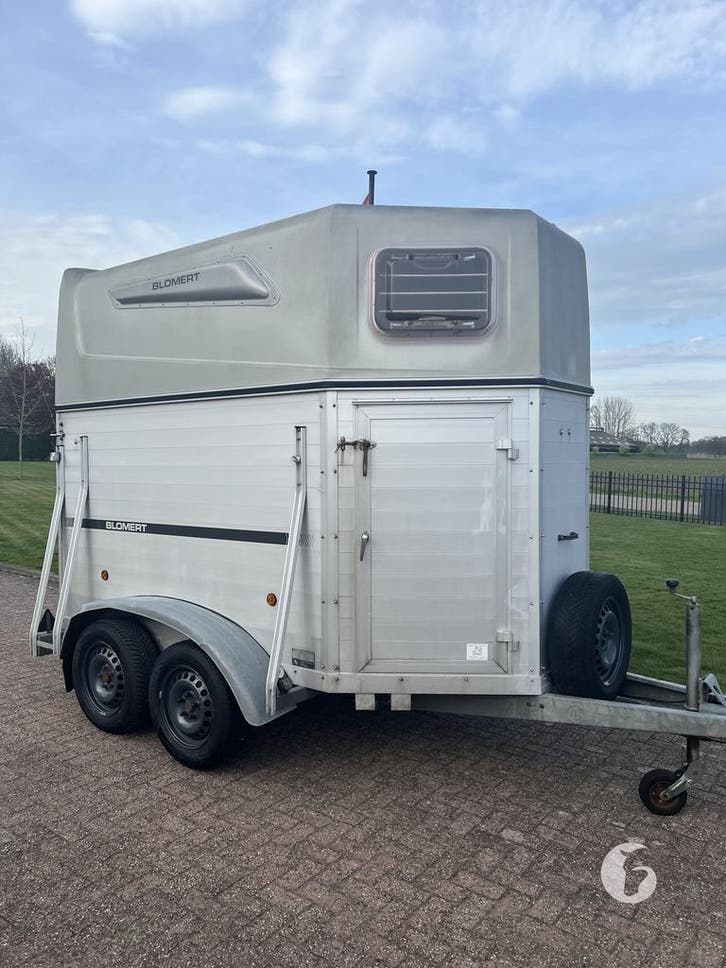 Oerdegelijke Blomert 2 paards! Vol-Alu!, Dieren en Toebehoren, Paarden en Pony's | Trailers en Aanhangwagens, Zo goed als nieuw