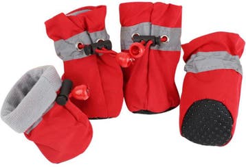 Hondenschoenen Gripzolen Elastische Sluiting - Spatbestendig, Ophalen of Verzenden, Zo goed als nieuw