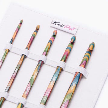 KnitPro Symfonie Wood Dubbelzijdige Haaknaalden - Set, Ophalen of Verzenden, Nieuw