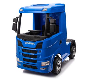 SCANIA 500R series truck blauw, EVA, BT, RC, 4WD, FM, 2x12V., Ophalen of Verzenden, Nieuw, Afstandsbediening