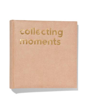 HEMA Fotoboek met insteekhoezen 22.5x22.5 kraft, Verzenden, Nieuw