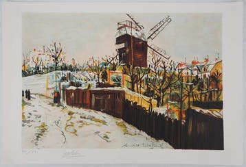 Maurice Utrillo (1883-1955) - Moulin de la Galette à