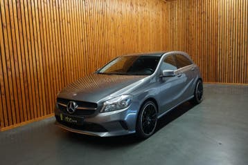 Mercedes-Benz A160 - AIRCO AUDIO LM VELGEN HALF LEER NR.021, Voorwielaandrijving, Dealer onderhouden, Gebruikt, Zwart
