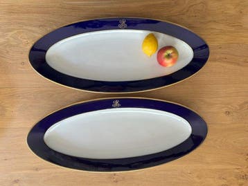 Pirkenhammer - Dienblad (2) - 66 x 28 cm, Porselein