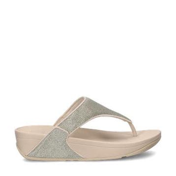 Fitflop Lula Shimmerglitz slippers voor dames in het Goud, Slippers, Overige kleuren, Verzenden, Nieuw