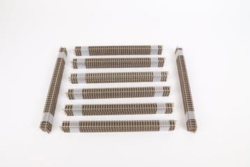 Fleischmann N - 9100 - Modeltreinsporen (40) - Rechte rails, Nieuw