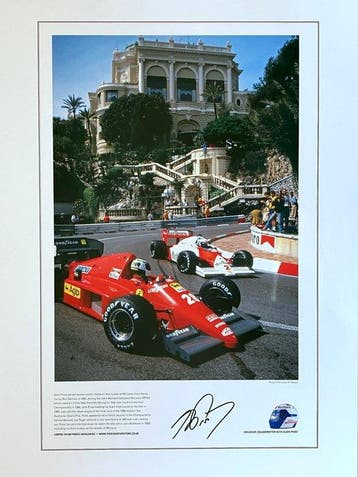 Mclaren - Monaco Grand Prix - Alain Prost - 1984 - Print, Nieuw
