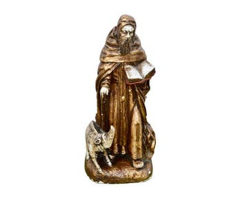 Beeld - Heilige Antonius van Egypte - 50 cm - Gips -