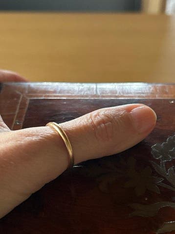 Zonder minimumprijs - Ring - 18 karaat Geel goud, Nieuw
