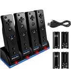 Oplaadstation Voor 4 Nintendo Wii Remotes - Batterij Oplader, Verzenden, Nieuw