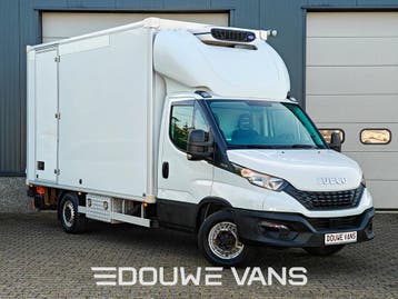 Iveco Daily 35-160 2.3 Koelwagen Airco Laadklep DAB Geveerde, Stof, Gebruikt, Zwart, Iveco