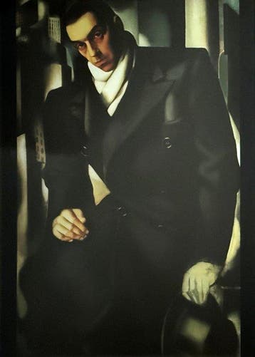 Tamara de Lempicka - “Man with a Hat (Tamaras first, Antiek en Kunst