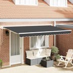 vidaXL Inklapbaar Zonnescherm Antraciet 350 x 200 cm Stof, Verzenden, Nieuw