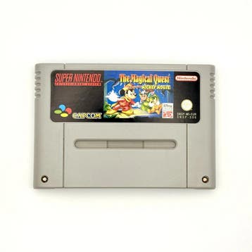 The Magical Quest Starring Mickey Mouse - Super Nintendo SN…, Spelcomputers en Games, Ophalen of Verzenden, Zo goed als nieuw