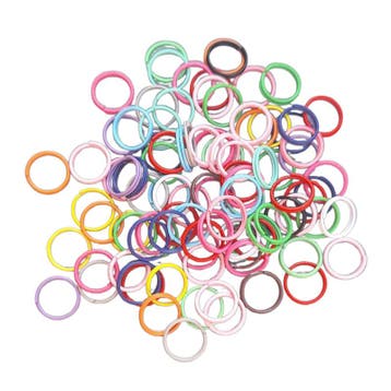 100 mini ringen - sleutelring - kaartjes bevestigen - sle..., Sieraden, Tassen en Uiterlijk, Bedels, Ophalen of Verzenden, Nieuw