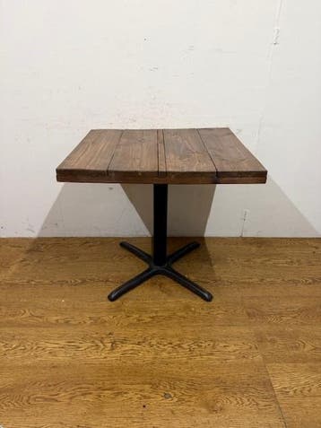 Gebruikte Horecatafel (80x70 cm) - T1707 Vintage/Café, Ophalen, Nieuw