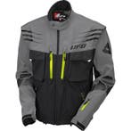 Enduro Jas UFO Taiga Grijs / Zwart / Fluo Geel - MAAT MEDIUM, Verzenden, Nieuw met kaartje, Jas | textiel