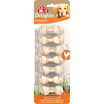 6x 8in1 Delights Bone XS 7 stuks, Verzenden, Nieuw