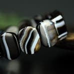 Onyx, bandagaat - kwaliteitsjuweel - prachtige patronen -