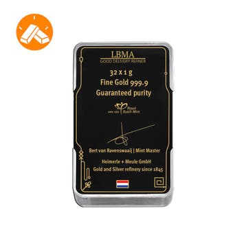Goudbaren 32x 1 gram, Verzenden