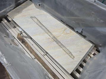 20 stuks Natuurstenen zwembadboorden 1000/1200 x..., Nieuw