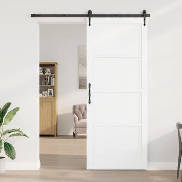vidaXL Binnendeur 93 x 232 cm Multiplex Wit, Verzenden, Nieuw