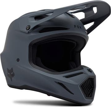 FOX V3 Solid MIPS Grijs Crosshelm, Motoren, Kleding | Motorhelmen, Nieuw met kaartje, Overige merken, Heren, Offroadhelm