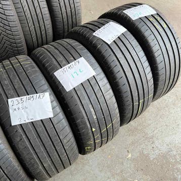 4 x Michelin Pilot Sport 4 235-45-17 Zomerbanden 5,5mm, Gebruikt, 17 inch, Ophalen of Verzenden, 235 mm