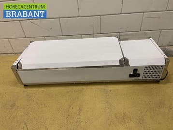 RVS Opzetvitrine Opzet koelvitrine saladière 3 x 1/3 en 1 x, Ophalen of Verzenden, Nieuw in verpakking