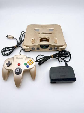 Nintendo - #2073.Nintendo 64 NUS-001 Gold Console – Japanese, Nieuw
