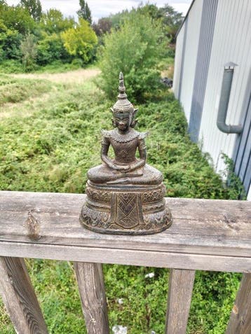 Bronzen standbeeld van Boeddha - Thailand (Zonder, Antiek en Kunst