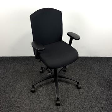 Bureaustoel Kohl Selleo 1800 BS - Zwart | Nieuw Gestoffeerd, Zwart, Nieuw, Ophalen of Verzenden, Bureaustoel