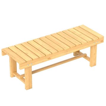 2-Zits Houten Tuinbank 110 cm Waterdicht, Verzenden, Nieuw