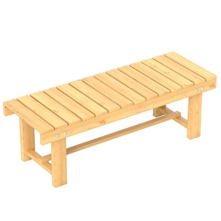 2-Zits Houten Tuinbank 110 cm Waterdicht, Tuin en Terras, Tuinbanken, Nieuw, Verzenden