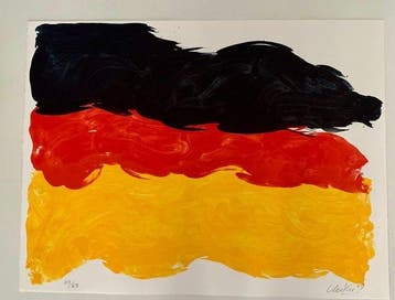 Günther Uecker (1930) - Schwarz Gelb Rot