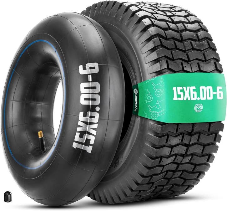 Gazonmaaier band 15x6.00-6 | Retourdeal 29% Korting, Tuin en Terras, Grasmaaiers, Balkmaaier, 50 cm of meer, Versnellingen, Nieuw