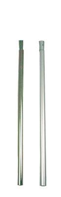 Berger Tussenstang Staal 2x 80cm - Zilver, Caravans en Kamperen, Ophalen of Verzenden, Nieuw
