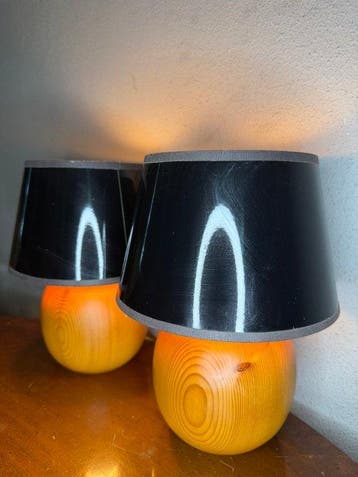 De Bruin verlichting - Tafellamp (2) - Eik - bolvormige