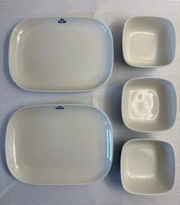 Hutschenreuther - Ontbijtservies - Porselein - KLM vintage
