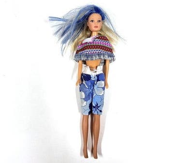 Simba Steffi Love modepop met blauw haar, Verzenden, Gebruikt