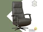 Leren relaxfauteuil met hartbalans Balance, Huis en Inrichting, Fauteuils, Bohemian, Industrieel, Modern, Scandinavisch, Nieuw