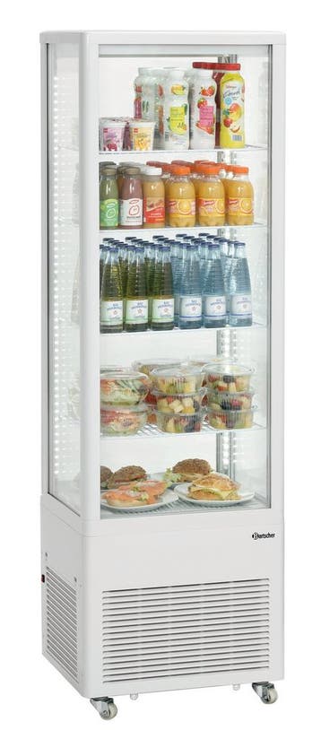 Bartscher Koelvitrine 235L-W | 2–12 °C | 4 Niveaus | 525x455, Ophalen of Verzenden, Nieuw